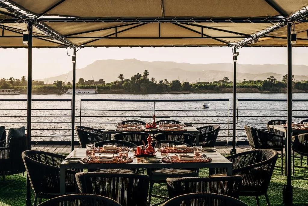 Sun deck of the Historia The Boutique Nile Cruise Nile cruise